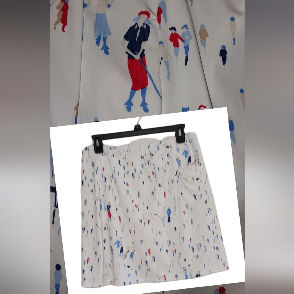 - SUPER CUTE SPORT SKORT WITH GOLF PRINT